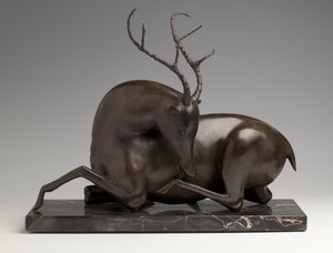 Descansando veado, c. 1915 de Elie Nadelman