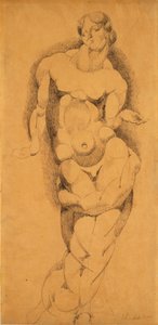 Nu masculino em pé, c. 1909. de Elie Nadelman