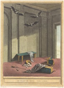 Les filles de Minee (As Filhas de Minee) de Elie du Mesnil after Jean Baptiste Oudry