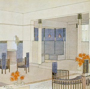 Design para sala de estar de uma senhora, de 