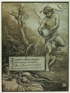 (Ilustração para o Rubáiyát de Omar Khayyám) O Poderoso Mahmud de Elihu Vedder