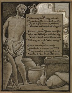 (Ilustração para o Rubáiyát de Omar Khayyám) O Pote Indigno de Elihu Vedder