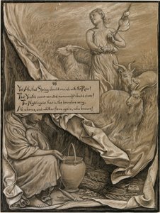 (Ilustração para o Rubáiyát de Omar Khayyám) Juventude e idade