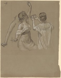 Foliões dionisíacos de Elihu Vedder