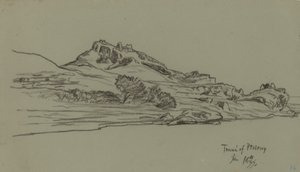 Viagem do Nilo, Tmui de Ptolomeu, 1890. de Elihu Vedder