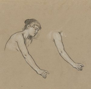 Estudos para Figura de Inverno de Elihu Vedder