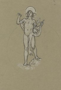 Estudo para Apolo de Elihu Vedder