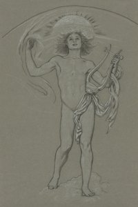 Estudo para Apolo de Elihu Vedder