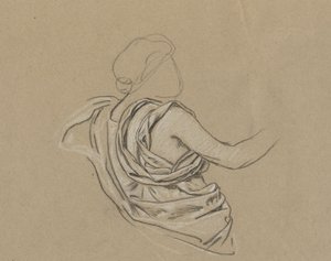 Estudo para Figura de Outono de Elihu Vedder