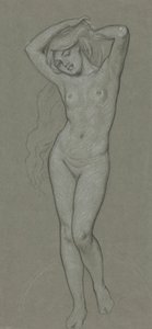 Estudo para Figura de Vénus de Elihu Vedder