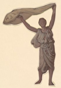 Estudo para "Banho de Meninas Gregas" de Elihu Vedder