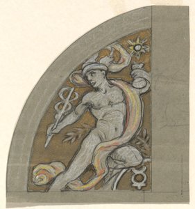Estudo para Mercúrio de Elihu Vedder
