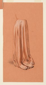 Estudo para "Procissão de casamento" de Elihu Vedder