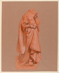 Estudo para "Procissão de casamento" de Elihu Vedder