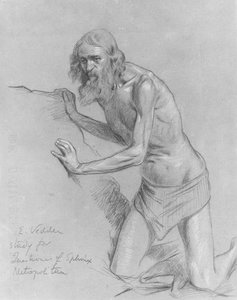 Estudo para a Questão da Esfinge de Elihu Vedder