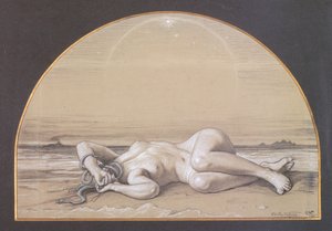 A Medusa Morta (giz no papel)