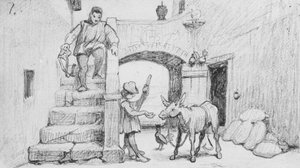 A Fábula do Moleiro, do Seu Filho e do Burro  N.º 1 de Elihu Vedder