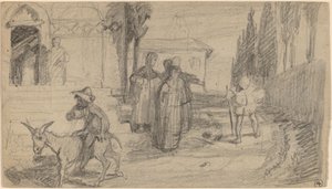 A Parábola do Moleiro e do Burro de Elihu Vedder
