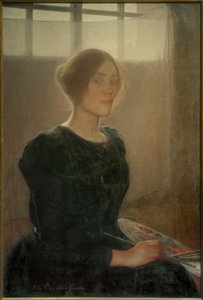 auto-retrato de Elin Danielson Gambogi