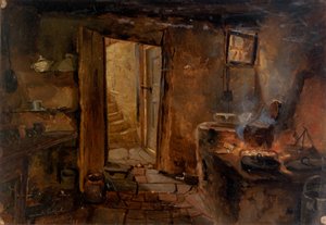 Interior de uma cozinha, s.d.