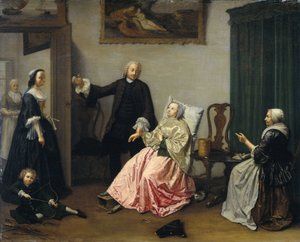 Visita do médico de Elisabeth Geertruida Wassenbergh