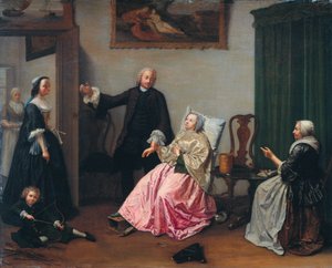 Visita do médico de Elisabeth Geertruida Wassenbergh