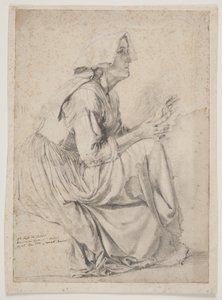 1º estudo para a foto com as mulheres da Fontaine em A. de Elisabeth Jerichau Baumann