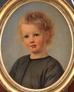 Retrato de Holger Aagaard Hammerich aos 4 anos de idade de Elisabeth Jerichau Baumann