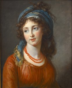 Retrato de Aglae de Gramont, nascido em Polignac 1768-1812, 1794 de Elisabeth Louise Vigee Lebrun