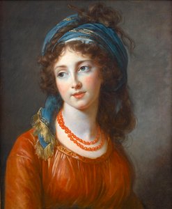 Retrato de Aglae de Gramont, nee de Polignac (1768-1812) de Marie Louise Elisabeth Vigee Lebrun (Vigee-Lebrun) (1755-1842) de Elisabeth Louise Vigee Lebrun