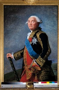 Retrato de Philippe Henri, Marquês de Segur (1724-1801) marechal de França Ministro da Pintura de Marie Elisabeth Louise Vigee Le brun (ou Vigee-Lebrun ou Vigee Lebrun) (1755-1842). 1789. Dim. 1,15x0,81 m. - Retrato de Philippe Henri, Marquês de Segur (172 de Elisabeth Louise Vigee Lebrun