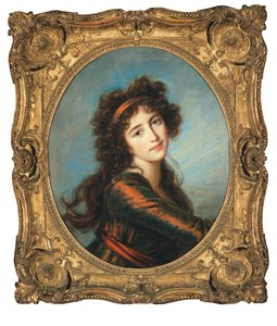 Retrato da princesa Caroline de Liechtenstein de Elisabeth Louise Vigee Lebrun