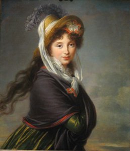 Retrato da princesa Irina Ivanovna Vorontsova, née Izmaylova 1768-1848, ca 1797 de Elisabeth Louise Vigee Lebrun