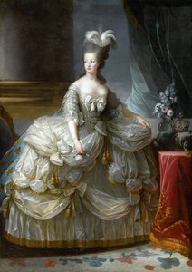 Retrato da rainha Maria Antonieta da França 1755-1793 de Elisabeth Louise Vigee Lebrun