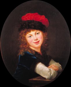 Retrato de uma menina de Elisabeth Louise Vigee Lebrun