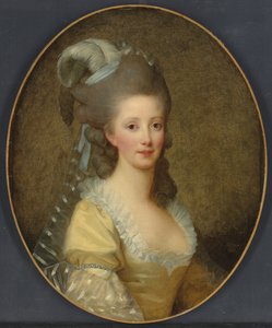 Retrato de uma mulher de Elisabeth Louise Vigee Lebrun