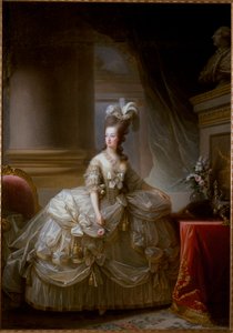Retrato da Rainha de França Maria Antonieta de Elisabeth Louise Vigee Lebrun