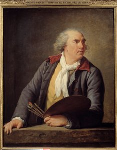 Retrato do pintor Hubert Robert (1733-1808). Pintura de Marie Elisabeth Louise Vigee Le brun (ou Vigee-Lebrun ou Vigee Lebrun) (1755-1842). de Elisabeth Louise Vigee Lebrun