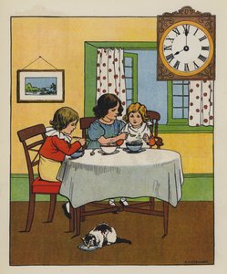 Pequeno almoço (cor litho) de Elise H. Stewart