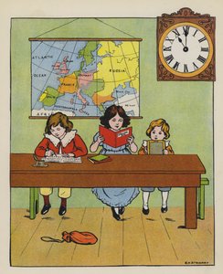 Tempo de aula (cor litho) de Elise H. Stewart