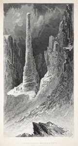 Monumento de Tennyson, ilustração de &39;A segunda expedição Grinnell em busca de Sir John Franklin ...&39;, 1856