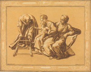 A Sagrada Família, 1724. de Elisha Kirkall