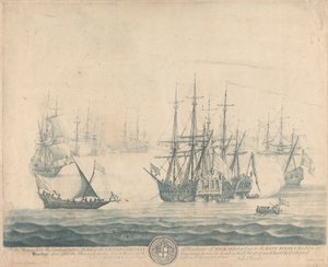Vista de Bombaim de Elisha Kirkall
