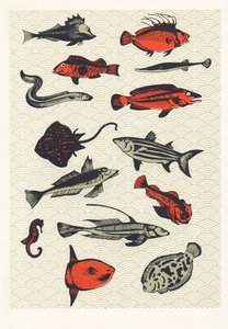 Peixe Laranja Japonês, 2015 (serigrafia) de Eliza Southwood