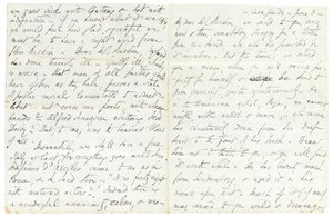 Carta de autógrafos para John Ruskin, Casa Giudi, Florença, 3 de junho de 1859 de Elizabeth Browning