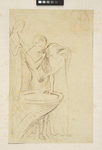 Desenhos e esboços de Elizabeth Eleanor (1834 62) Siddal