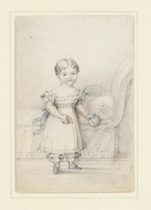 Princesa Victoria com uma bola, 1822 de Elizabeth Keith Heathcote