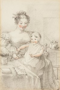 Rainha Vitória em criança de Elizabeth Keith née Lindsay Heathcote