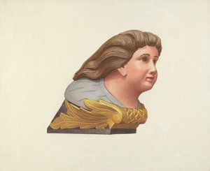 Figura de proa da Escuna "Pacote" de Elizabeth Moutal