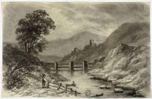 Córrego da montanha com barco de Elizabeth Murray
